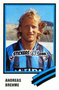 Sticker Andreas Brehme - Calcio 1989 n. 107 - Euroflash