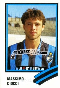 Sticker Massimo Ciocci - Calcio 1989 n. 119 - Euroflash