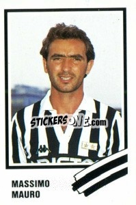Sticker Massimo Mauro - Calcio 1989 n. 134 - Euroflash