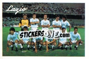 Sticker Squadra Lazio - Calcio 1989 n. 137 - Euroflash