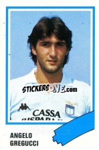 Sticker Angelo Gregucci - Calcio 1989 n. 141 - Euroflash