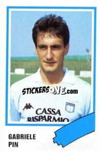 Cromo Gabriele Pin - Calcio 1989 - Euroflash