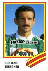 Figurina Giuliano Terraneo - Calcio 1989 - Euroflash