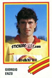 Sticker Giorgio Enzo - Calcio 1989 - Euroflash