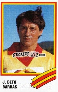 Figurina J. Beto Barbas - Calcio 1989 - Euroflash