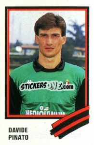 Sticker Davide Pinato - Calcio 1989 - Euroflash