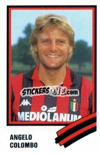 Sticker Angelo Colombo - Calcio 1989 - Euroflash