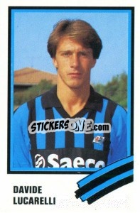 Sticker Davide Lucarelli - Calcio 1989 n. 230 - Euroflash