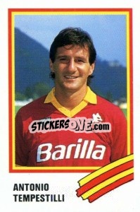 Sticker Antonio Tempestilli - Calcio 1989 n. 245 - Euroflash