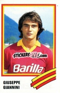Figurina Giuseppe Giannini - Calcio 1989 - Euroflash