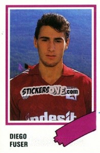 Sticker Diego Fuser - Calcio 1989 n. 284 - Euroflash