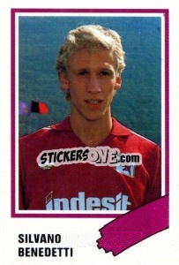 Sticker Silvano Benedetti - Calcio 1989 n. 285 - Euroflash
