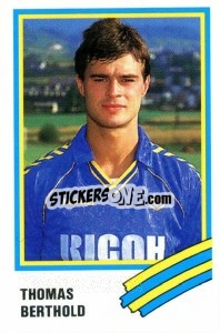 Sticker Thomas Berthold - Calcio 1989 - Euroflash