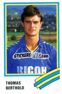 Sticker Thomas Berthold - Calcio 1989 n. 296 - Euroflash