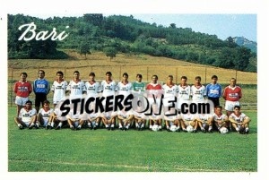 Sticker Squadra Bari - Calcio 1989 n. SQU3 - Euroflash