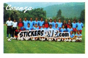 Cromo Squadra Cosenza