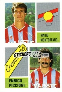 Cromo Mario Montorfano / Enrico Piccioni