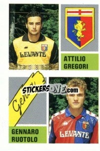 Cromo Attilio Gregori / Gennaro Ruotolo
