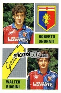Cromo Roberto Onorati / Walter Biagini