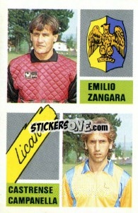 Cromo Emilio Zangara / Castrense Campanella