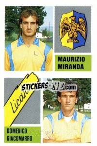 Cromo Maurizio Miranda / Domenico Giacomarro
