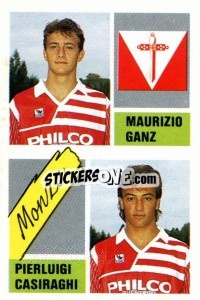 Cromo Maurizio Ganz / Pierluigi Casiraghi