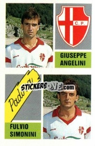 Cromo Giuseppe Angelini / Fulvio Simonini