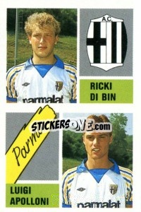Cromo Ricki Di Bin / Luigi Apolloni