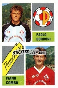 Cromo Paolo Bordoni / Ivano Comba
