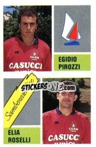 Cromo Egidio Pirozzi / Elia Roselli