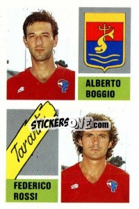 Cromo Alberto Boggio / Federico Rossi