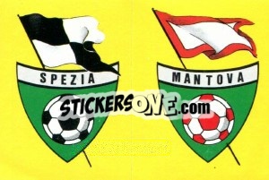 Sticker Scudetto Spezia - Calcio 1989 n. SC53 - Euroflash