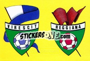 Sticker Virescit / Reggiana - Calcio 1989 n. SC58 - Euroflash
