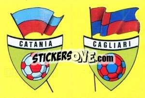 Sticker Scudetto Cagliari - Calcio 1989 n. SC60 - Euroflash