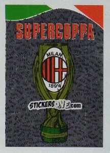 Cromo Supercoppa Europea - Calcioflash 1991 - Euroflash