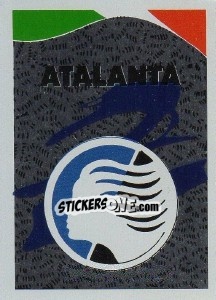 Sticker Scudetto Atalanta - Calcioflash 1991 n. SC5 - Euroflash