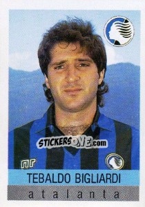 Cromo Tebaldo Bigliardi - Calcioflash 1991 - Euroflash