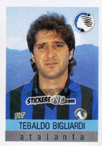 Cromo Tebaldo Bigliardi - Calcioflash 1991 n. 9 - Euroflash