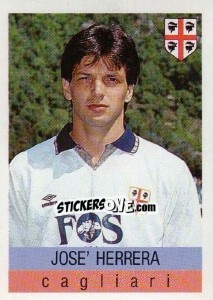 Sticker Jose' Herrera - Calcioflash 1991 n. 55 - Euroflash