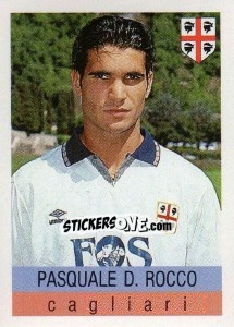 Sticker Pasquale D. Rocco - Calcioflash 1991 - Euroflash