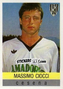 Sticker Massimo Ciocci - Calcioflash 1991 - Euroflash