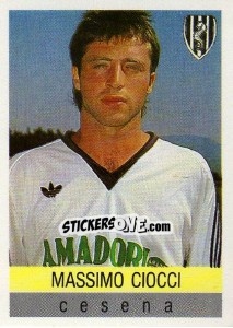 Sticker Massimo Ciocci - Calcioflash 1991 n. 85 - Euroflash
