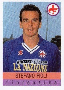 Sticker Stefano Pioli - Calcioflash 1991 n. 95 - Euroflash