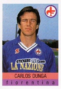 Sticker Verri Carlos C. Dunga - Calcioflash 1991 n. 96 - Euroflash