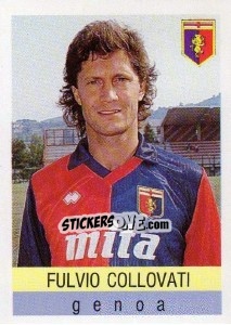 Sticker Fulvio Collovati - Calcioflash 1991 n. 109 - Euroflash