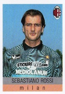 Sticker Sebastiano Rossi - Calcioflash 1991 n. 190 - Euroflash