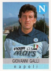 Sticker Giovanni Galli - Calcioflash 1991 n. 206 - Euroflash