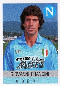 Sticker Giovanni Francini - Calcioflash 1991 - Euroflash