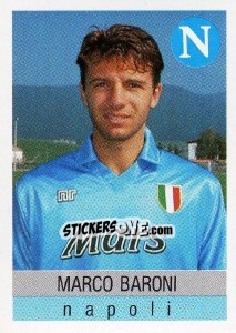 Cromo Marco Baroni - Calcioflash 1991 - Euroflash