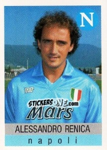 Sticker Alessandro Renica - Calcioflash 1991 n. 213 - Euroflash